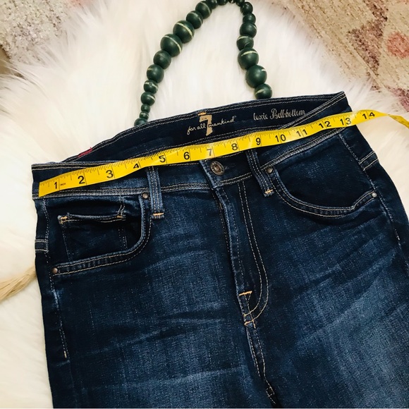 7 for all mankind The Lexi Petite Bellbottom Jeans Sz 26 - Picture 11 of 13